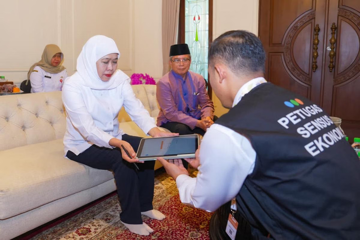 Baru Capai 10 Persen, BPS Optimistis Sensus Ekonomi Jatim Rampung Agustus